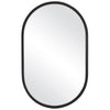 Mirror | 20" | Contemporary | Oblong Shape | Black