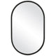 Mirror | 20" | Contemporary | Oblong Shape | Black