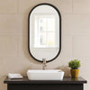 Mirror | 20" | Contemporary | Oblong Shape | Black