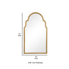 Mirror | Quatrefoil Frame | Sleek Elongated | Gold BM239295
