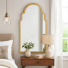 Mirror | Quatrefoil Frame | Sleek Elongated | Gold