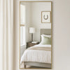 Mirror | Rectangular Thin Wood Frame | Silver