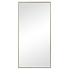 Mirror | Rectangular | Thin Polystyrene Frame | Gold