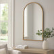 Accent Mirror | 39" | Arched Top | Metal Frame | Gold
