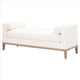 Bench | 63" | Fabric Upholstered | Track Arms | Cream