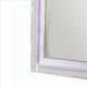 50 Inch Contemporary Textured Mirror with LED Silver BM240029