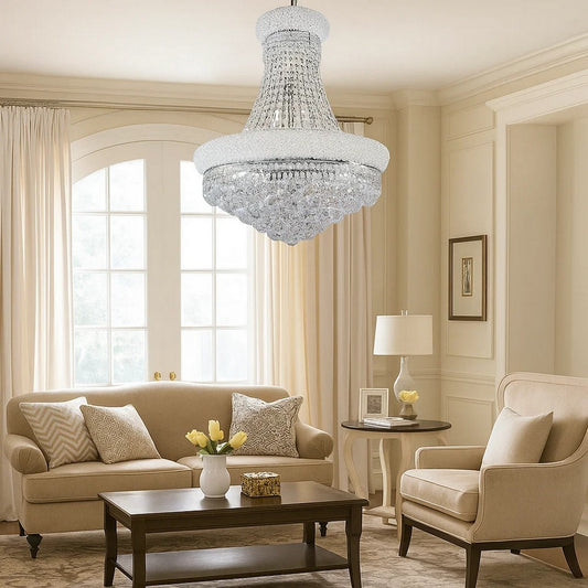 Ceiling Lamp | Crystal | Chandelier Style Body | Clear