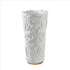 Decor Vase | Baroque Scroll Design | White