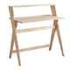 Study Desk | Wood | Criss Cross Legs | Light Brown