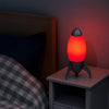 Kid Table Lamp | Rocket Design | Red