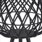 29.5'' Dome Lattice Metal Planter with Tripod Peg Legs, Set of 2, Black By Casagear Home