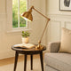 Table Lamp | Adjustable Tubular Metal Frame | Brass
