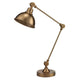 Table Lamp | Adjustable Tubular Metal Frame | Brass