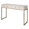 Console Table | 2 Drawers | Metal Base | White