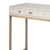 Console Table | 2 Drawers | Metal Base | White