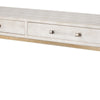 Console Table | 2 Drawers | Metal Base | White