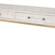 Console Table | 2 Drawers | Metal Base | White
