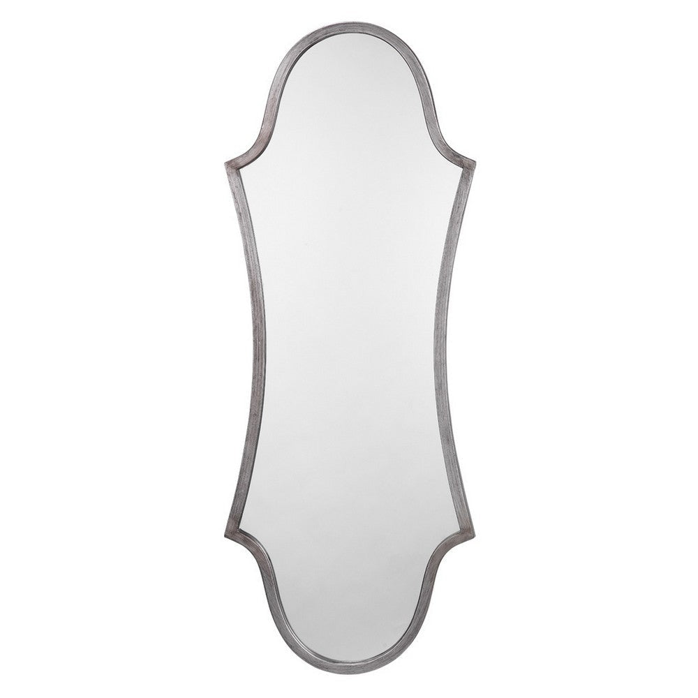 Mirror | Arched Design | Metal Frame | Antique Silver