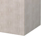 Side Table with Square Frame and Faux Shagreen Accent, Beige By Casagear Home