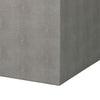 Side Table with Square Frame and Faux Shagreen Accent, Gray By Casagear Home
