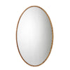 Mirror | Oval Encasing | Seagrass Braiding | Brown