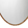 Mirror with Oval Encasing and Seagrass Braiding, Brown By Casagear Home