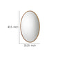 Mirror with Oval Encasing and Seagrass Braiding, Brown By Casagear Home