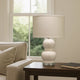 Table Lamp | Stacked Bellied Ceramic Base | Cream
