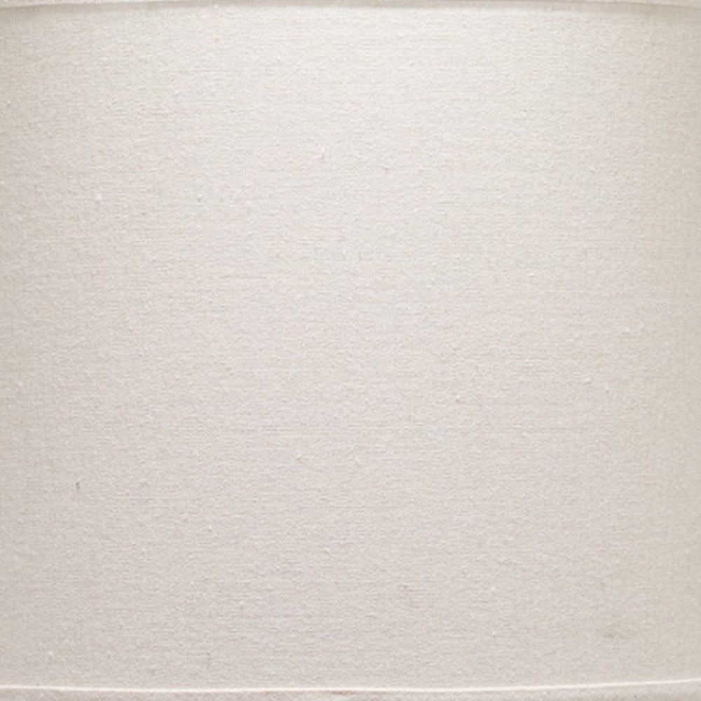 Table Lamp with Bellied Shape Ceramic Base Gray By Casagear Home BM241197