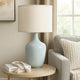 Table Lamp | Bellied Ceramic Base | Gray