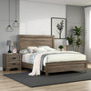 Orin Full Bed | Panel Headboard | Rustic Brown