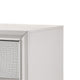 Nightstand with Textured Pattern and 2 Drawers White BM241288