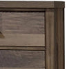 Chest with 5 Drawers and Wood Grain Details Brown By Casagear Home BM241338