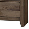 Chest with 5 Drawers and Wood Grain Details Brown By Casagear Home BM241338