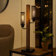 Lennox Table Lamp | 2 Mesh Shades | 13" | Brown | Black