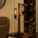 Lennox Table Lamp | 2 Mesh Shades | 13" | Brown | Black