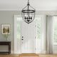 Vera Chandelier | Bird Cage Frame | 18" | Black