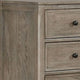 Armoire with 6 Storage Drawers and Turnip Feet Natural Brown BM241940