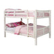 Orin Bunk Bed | Twin Over Twin | Ladder | White