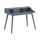 Wooden Writing Desk with 4 Open Compartments, Gray