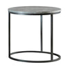 Soren End Table | Faux Marble Top | 22" | Gray