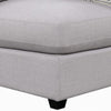 Kai Corner Seat | Cushioned | Tapered Legs | Gray