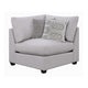 Kai Corner Seat | Cushioned | Tapered Legs | Gray