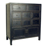 Westin Tall Dresser Chest | 8 Drawer | Metal Ring Pull Handles | Antique Black
