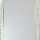 Beveled Mirror with Mother of Pearl Strip Accent Silver By Casagear Home BM242252