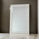 Mira Mirror | Beveled | Pearl Strip Accent | 30 x 24 | Silver