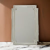 Mira Accent Mirror | Intersected Frame | 30 x 24 | Silver