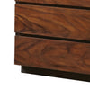 Arlo Tall Dresser Chest | 4 Drawer | Live Edge | Brown