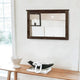 Mira Mirror | Rectangular Frame | Wood Grains | Brown