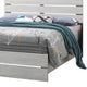 Queen Bed with Panel Headboard and Footboard, White
